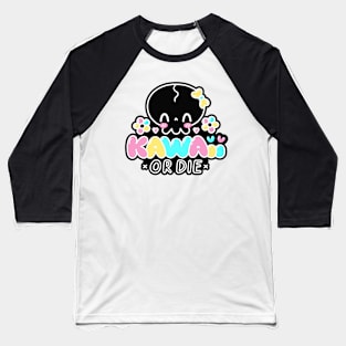 skull kawaii Baseball T-Shirt